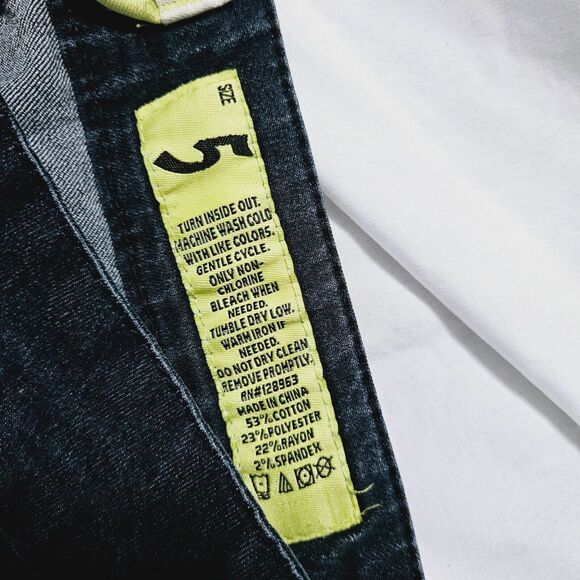 Indigo Rein Womens Skinny Jeans Blue Size 5 Cotton Blend Button Zip Stretch - Picture 7 of 13